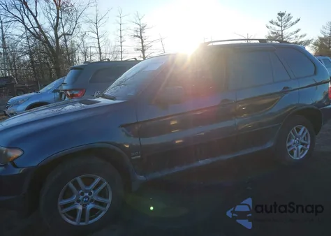 2005 BMW X5 3.0I z USA, uszkodzony, nr VIN 5UXFA13565LY16252